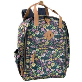 17 Inch Kids Floral Print Backpack