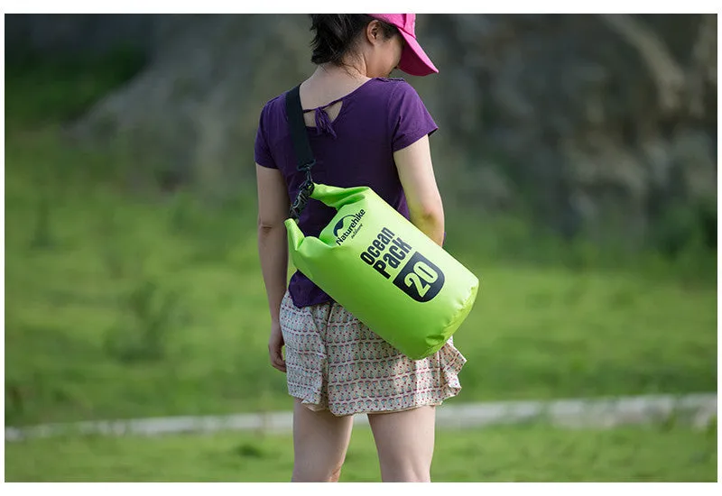 26cm 5L 500D Ocean Pack Wading  Waterproof Beach Swimming Dry bag - Free Shipping to N.A.