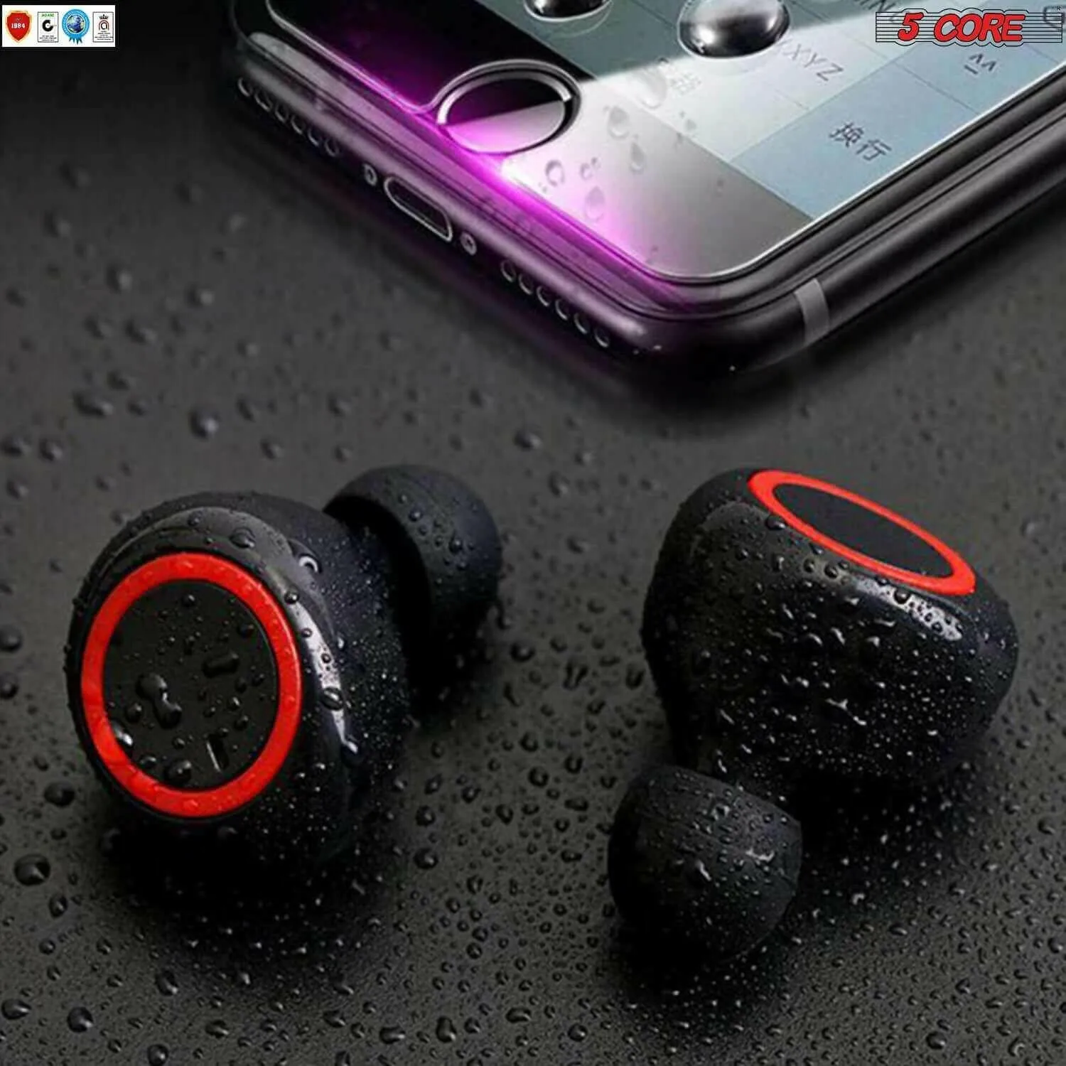 5 CORE Wireless Earbuds Bluetooth 5.0 in Ear Light-Weight Headphones