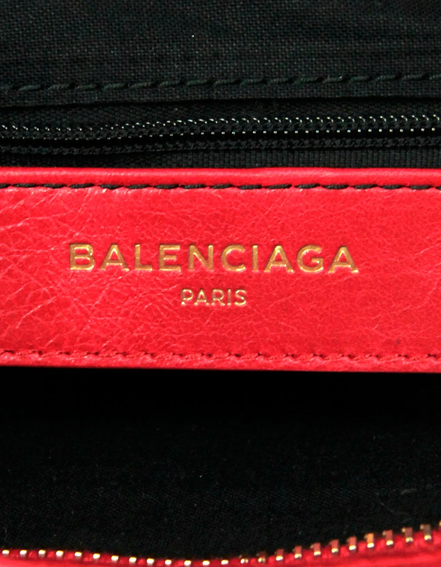 Balenciaga Red Agneau Giant 12 Town Messenger Bag