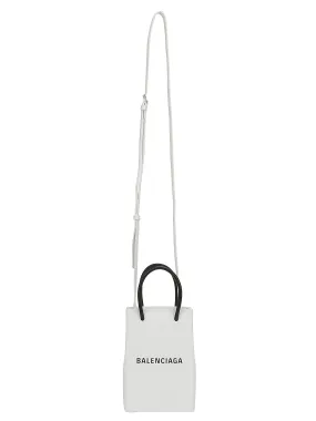 Balenciaga Shopping Phone Holder Tote Bag