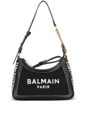 BALMAIN Chic Mini Canvas & Leather Crossbody Bag