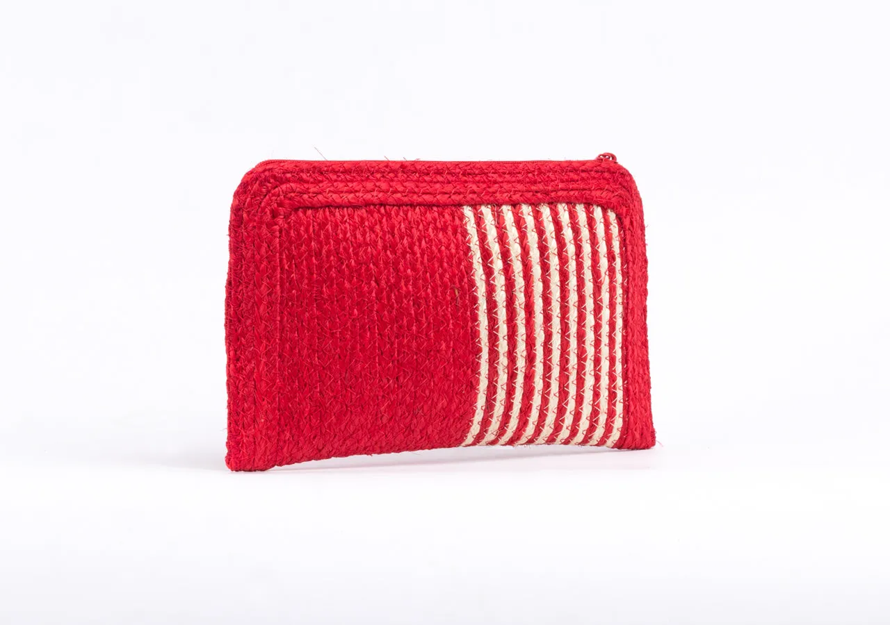 Bangkok Craft - Sisal Wallet Bag (Red)