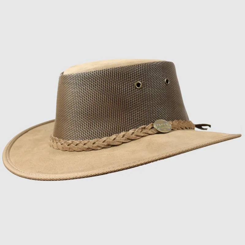 BARMAH® Foldaway Cattle Suede Cooler Hat - Hickory