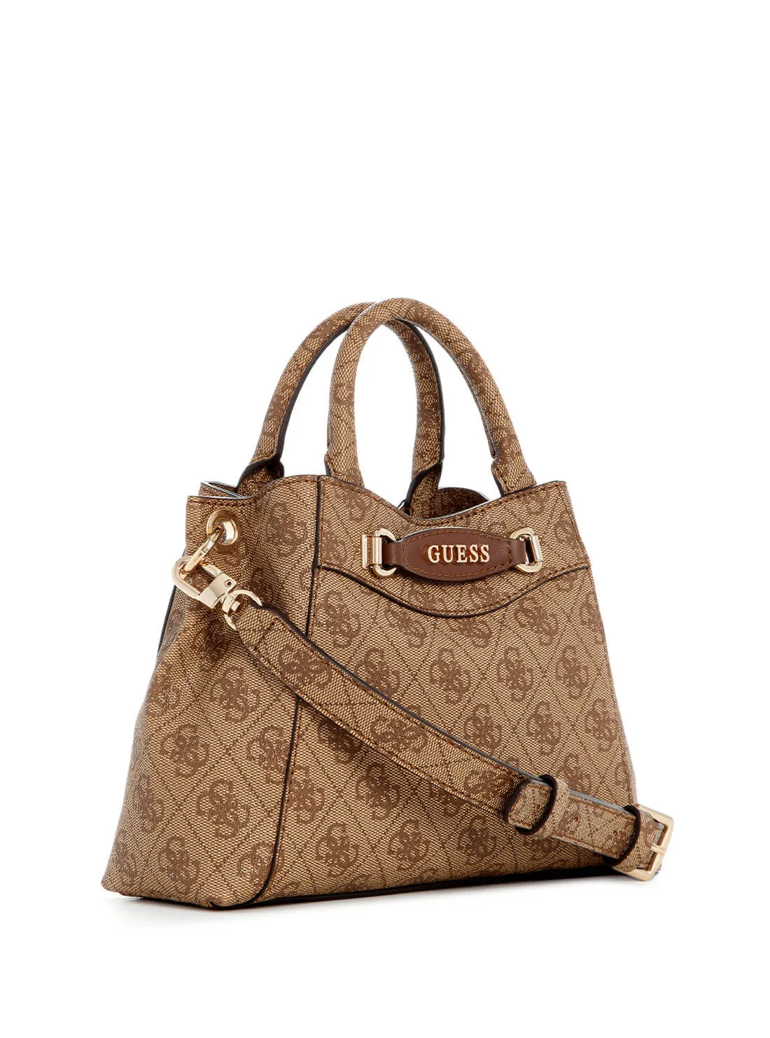 Beige Brown Emera Mini Satchel Bag