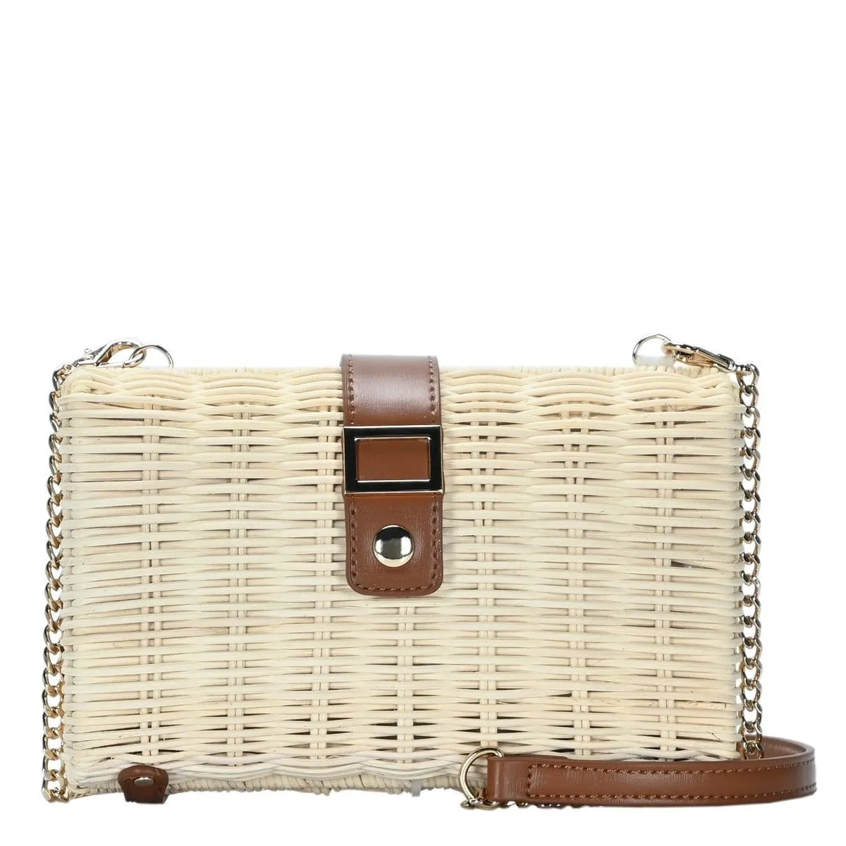 BGT4554 Rattan Crossbody Bag