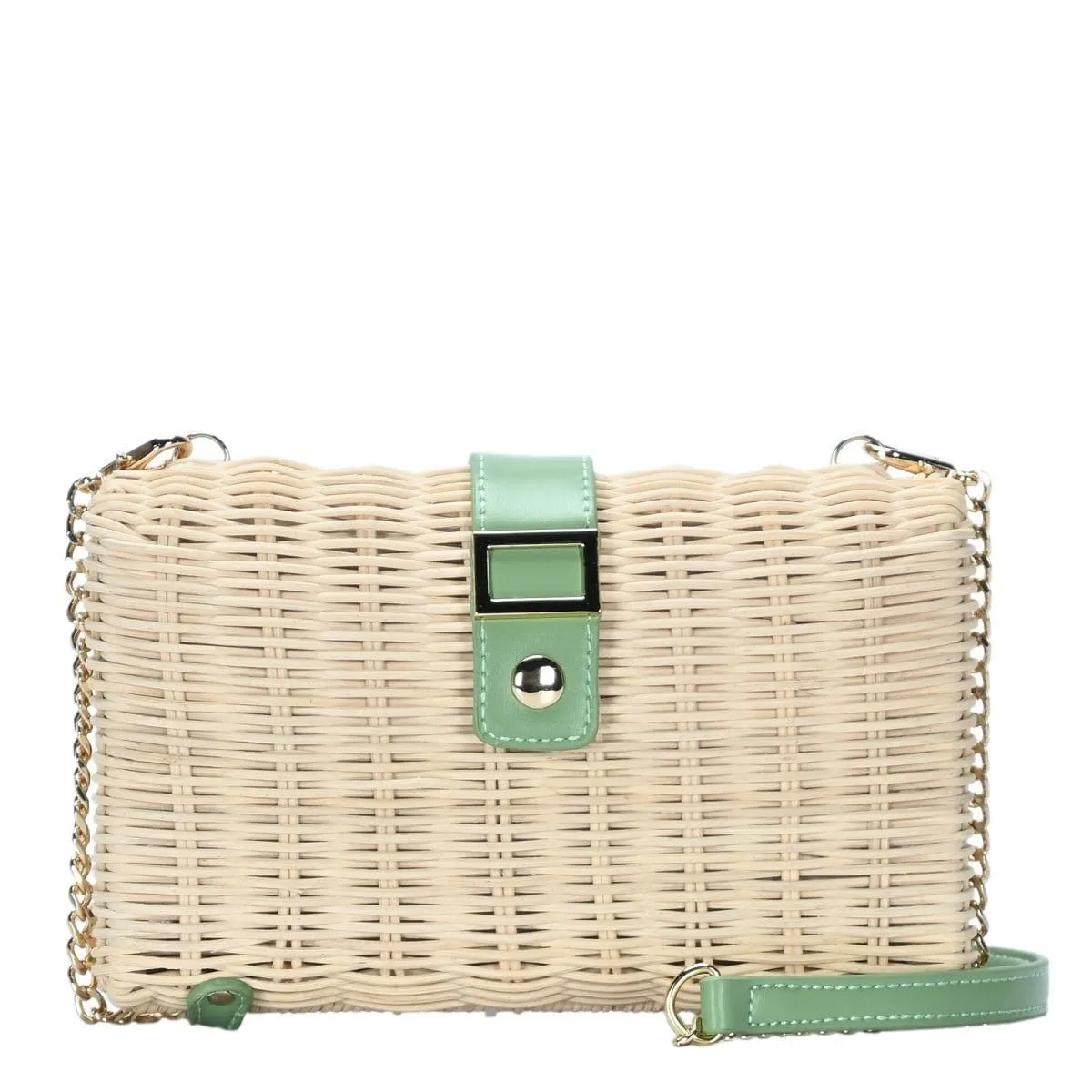 BGT4554 Rattan Crossbody Bag