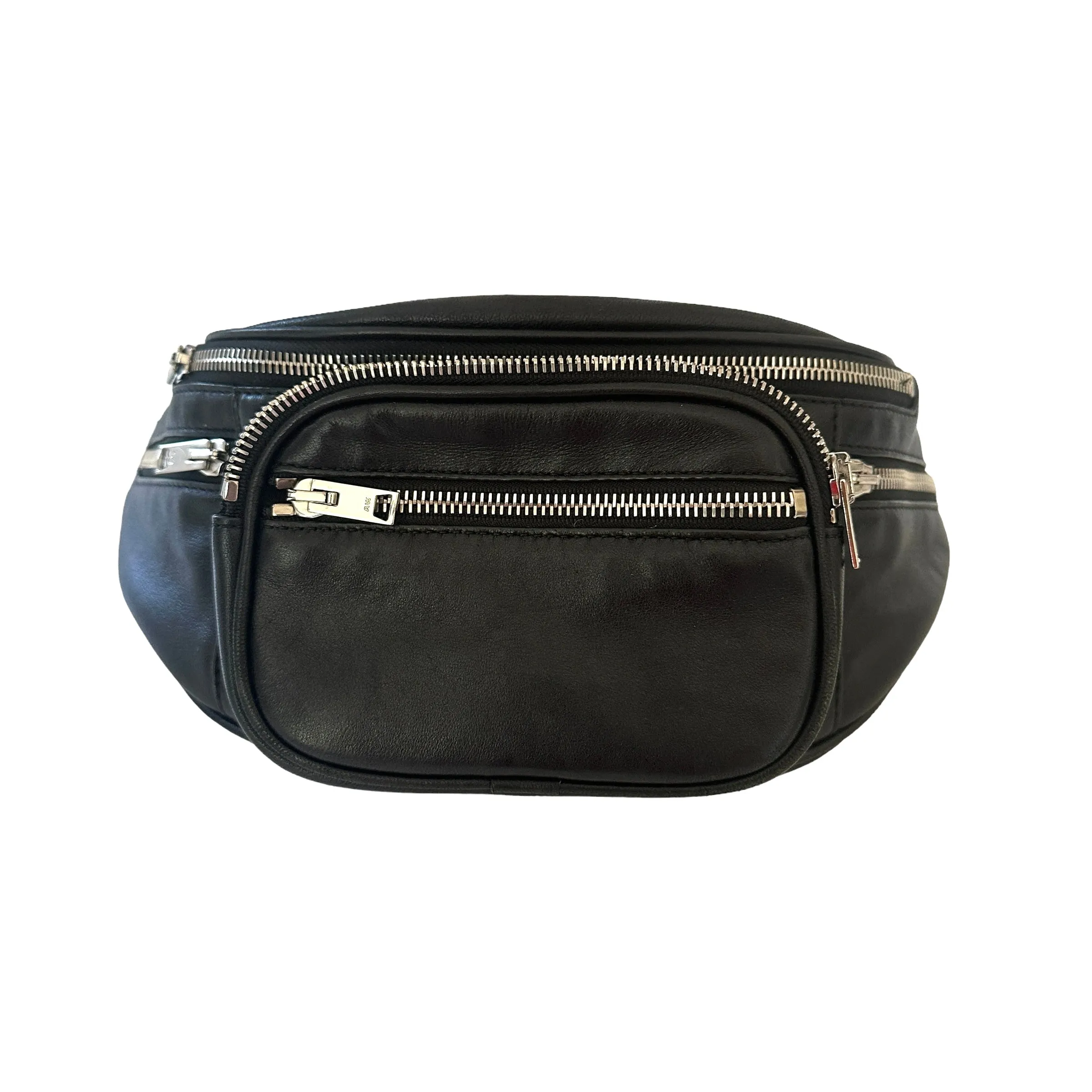 Black & Silver Belt Bag