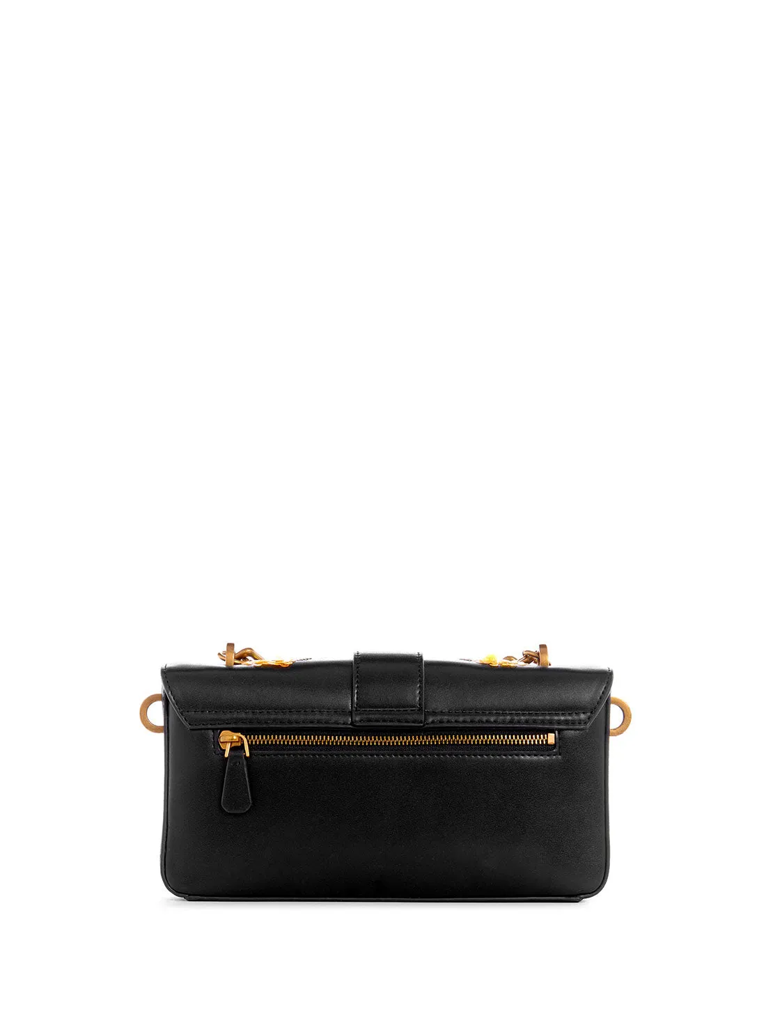 Black Floral Morada Crossbody Bag