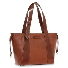 Borsa Donna Shopper THE BRIDGE linea Carlotta in Pelle Marrone