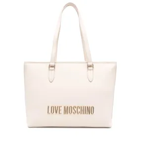 Borsa Donna Shopping LOVE MOSCHINO linea Bold Bag Avorio