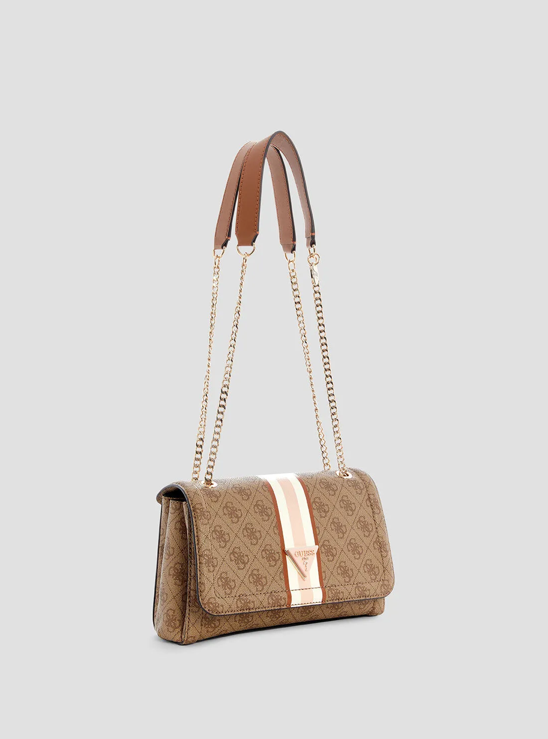 Brown Logo Noelle Crossbody Bag