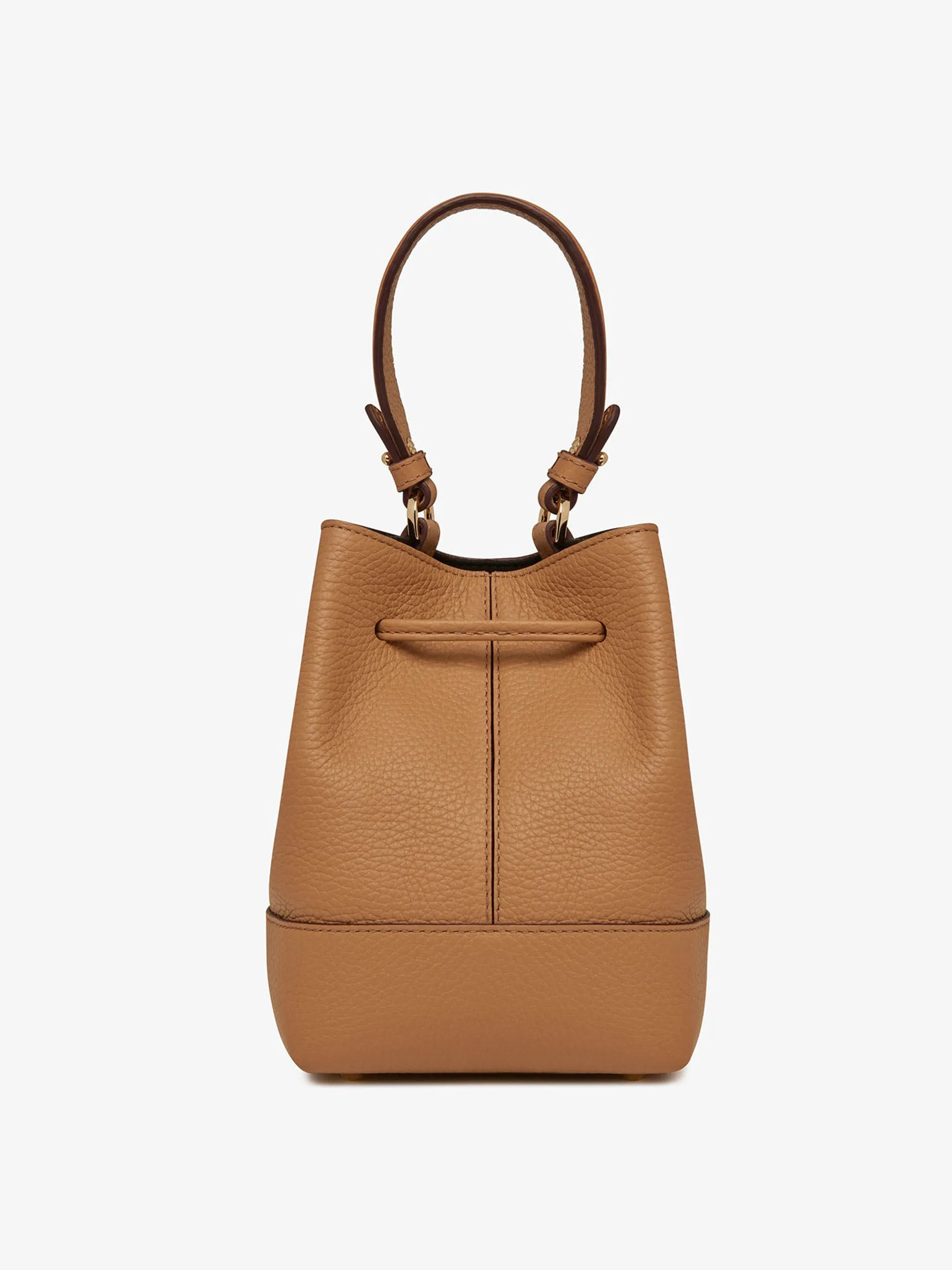 Caramel Osette bucket bag