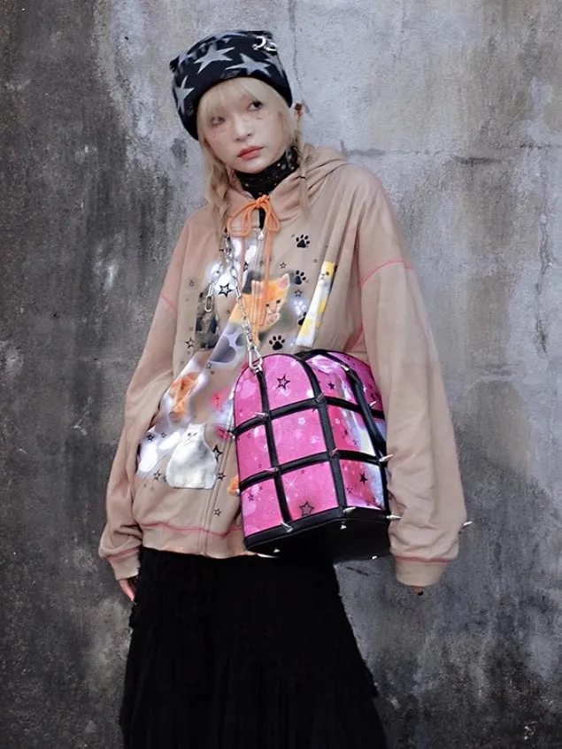 Cat Cage Design Bag【s0000004224】