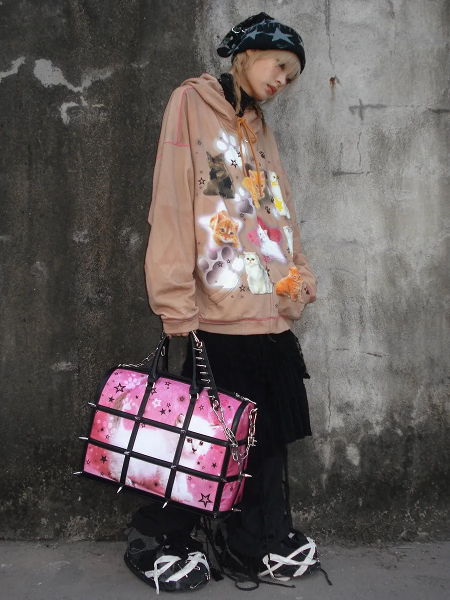 Cat Cage Design Bag【s0000004224】