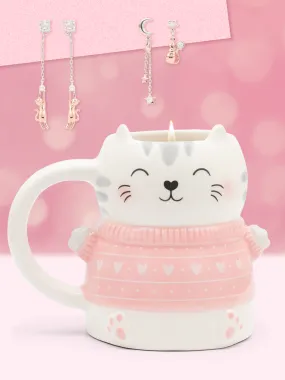 Cat Candle - Cat Earring Collection