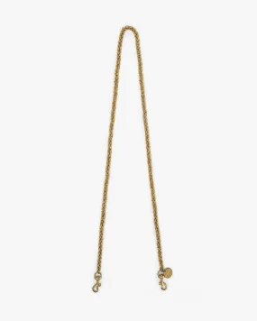 Clare V. - Chain Crossbody Strap in Circle Chain Brass