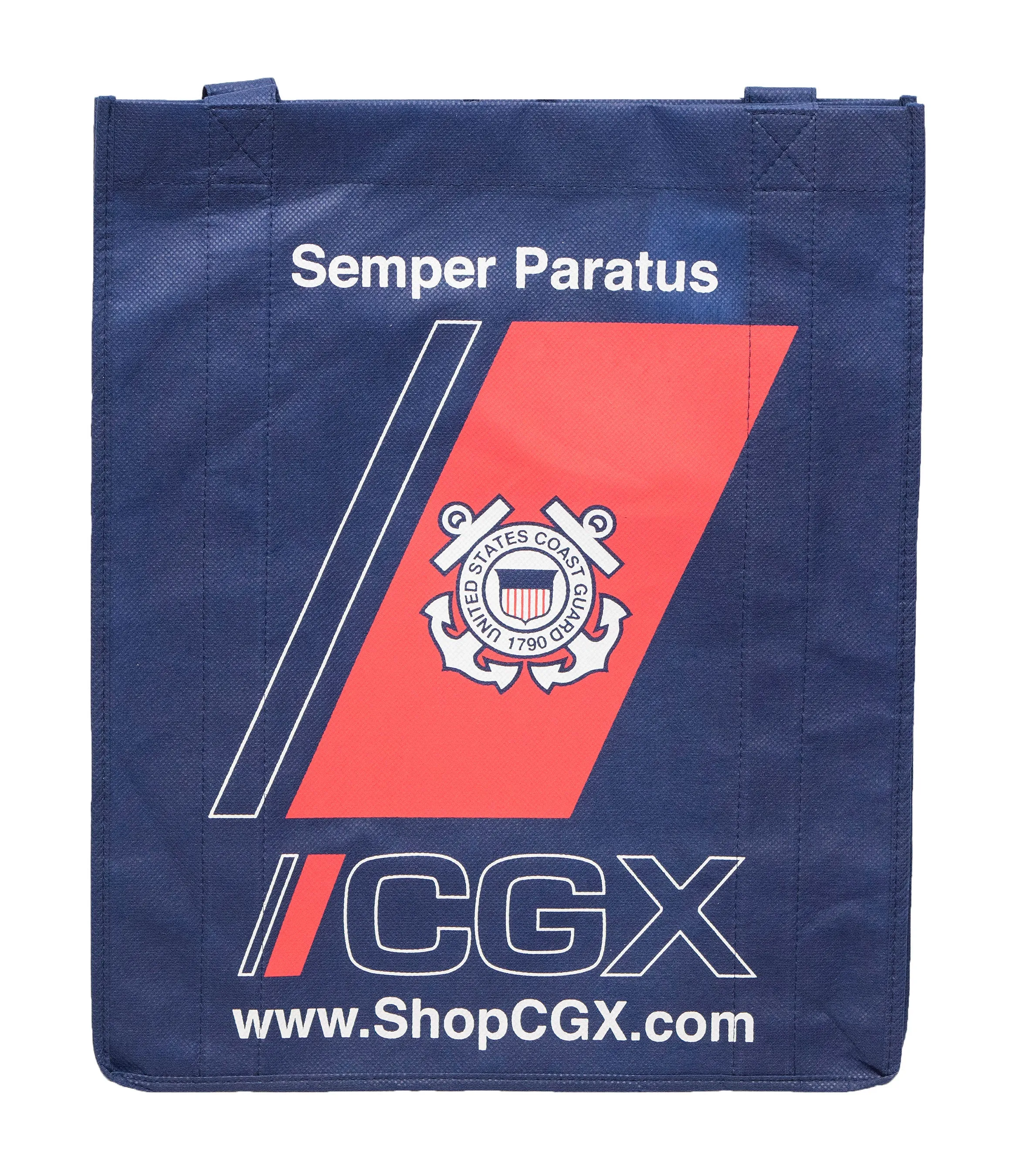 Coast Guard Recycable Shopping Bag - Large - Racing Stripe