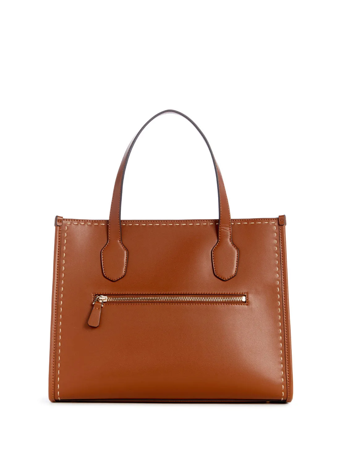 Cognac Brown Silvana Dual Tote Bag