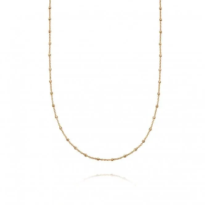 Cosmo Chain 18ct Gold Plated Necklace FCLOOP_GP