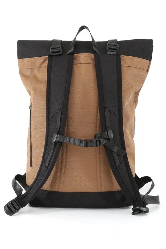 Courier Style Mocha Urban Backpack