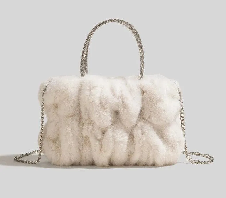 Crossbody Plush  Faux Fur Bag