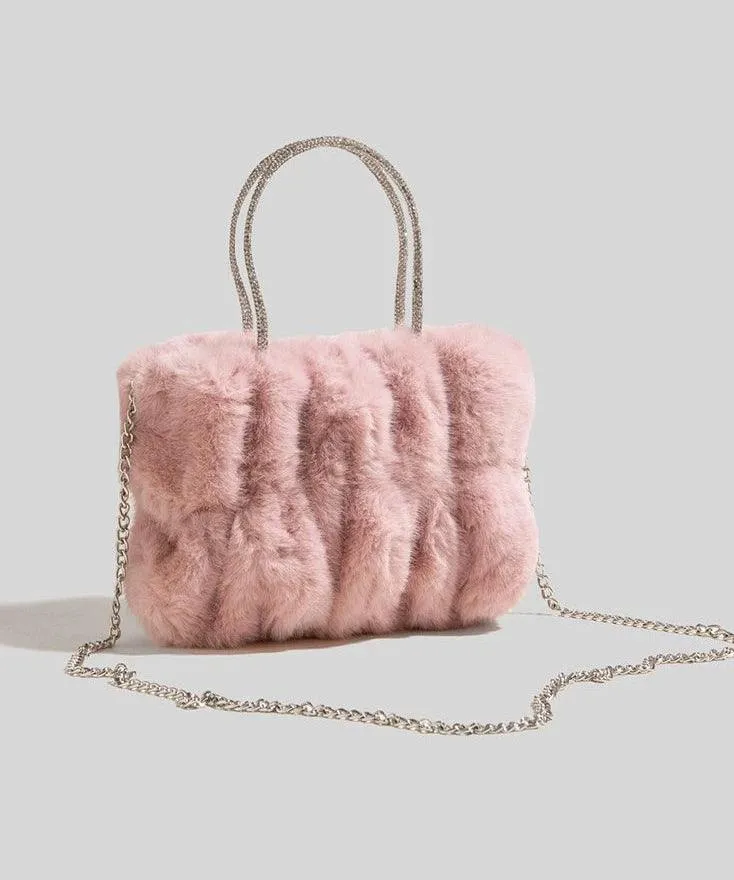 Crossbody Plush  Faux Fur Bag