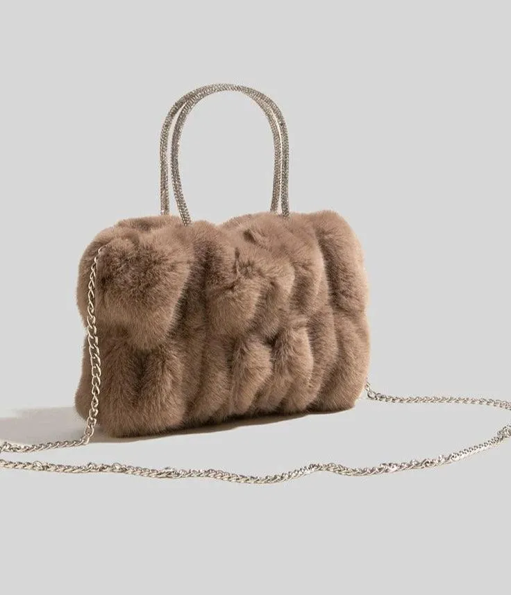 Crossbody Plush  Faux Fur Bag