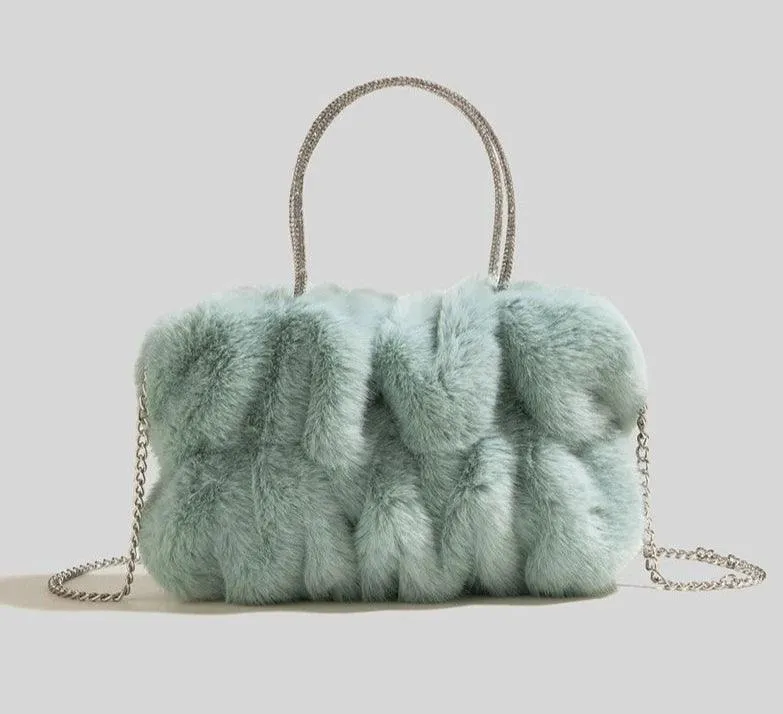 Crossbody Plush  Faux Fur Bag