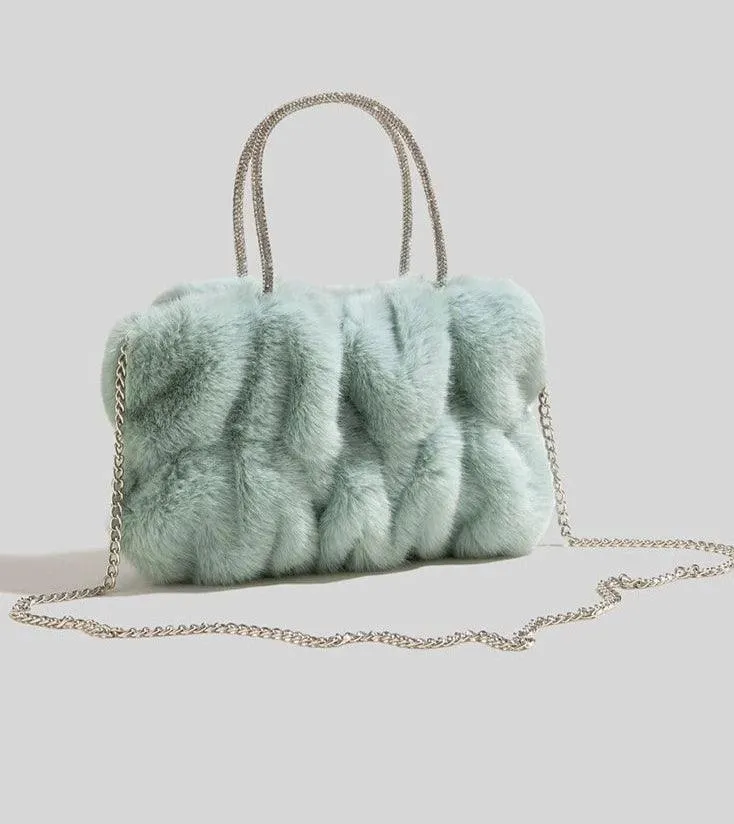 Crossbody Plush  Faux Fur Bag