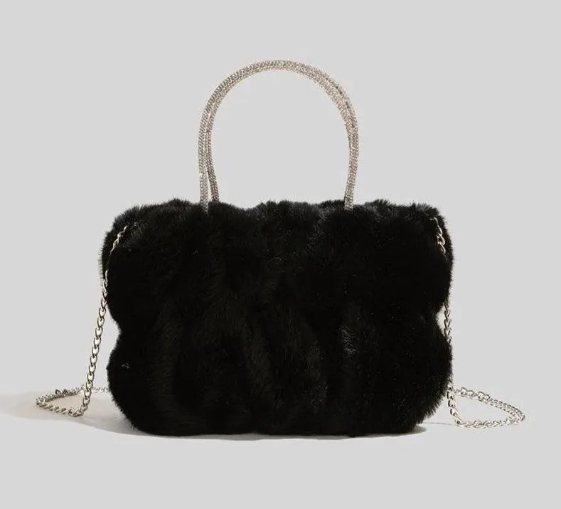 Crossbody Plush  Faux Fur Bag