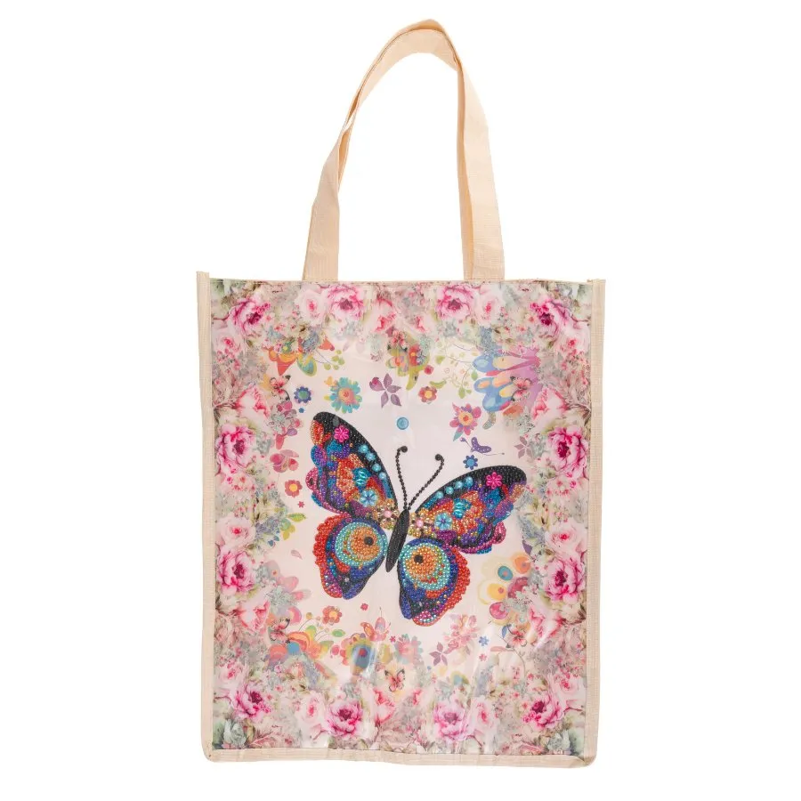 Crystal Art Interchangeable Panel Shopping Bag