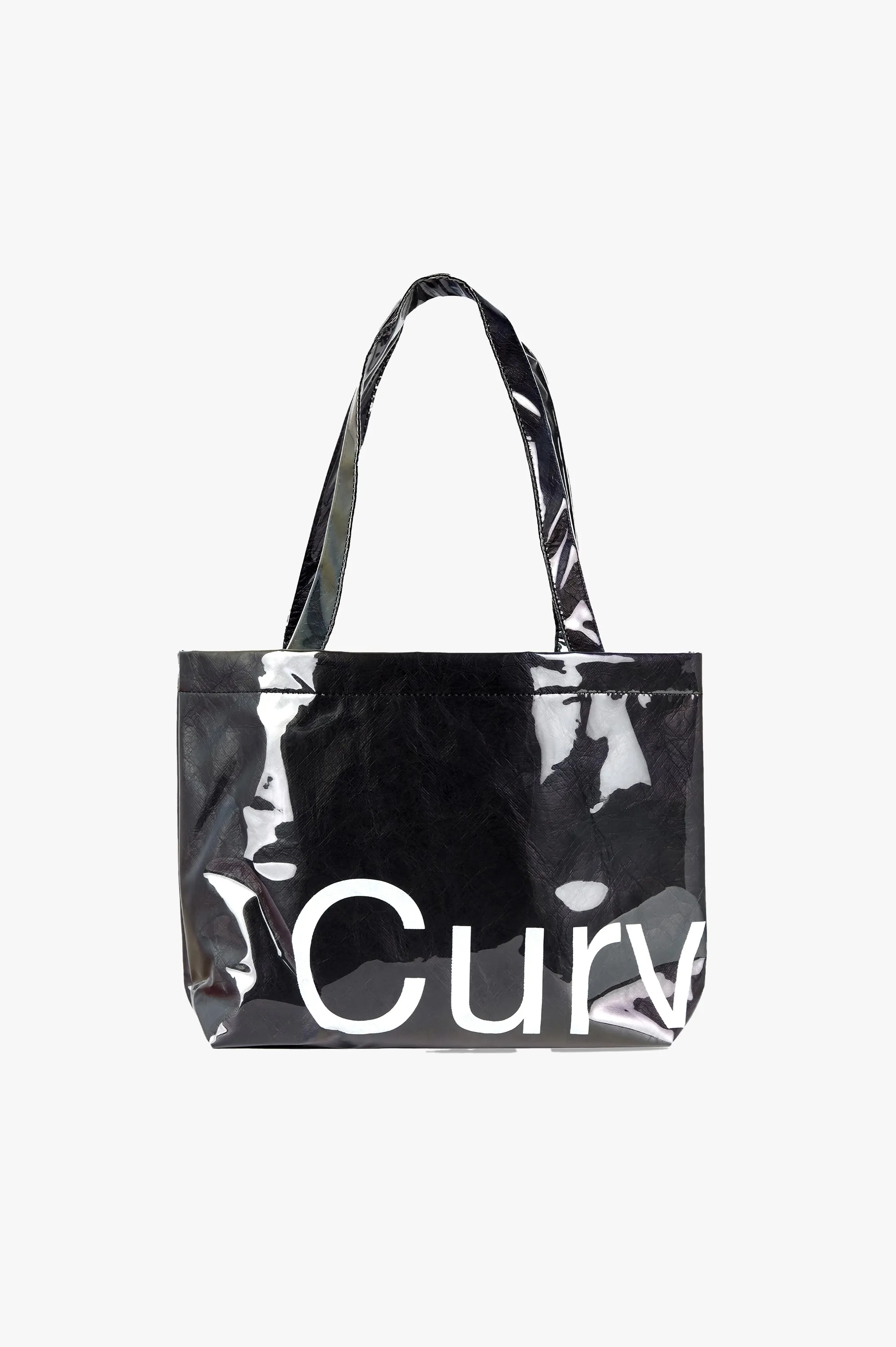 Curves 'Tyvek' Small Tote in Black