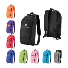 Customizable Polyester Slim Backpack