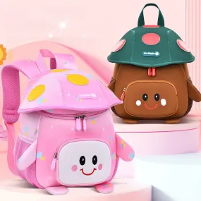 Cute 3D Mushroom Design Backpack for Kids