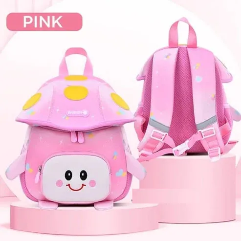 Cute 3D Mushroom Design Backpack for Kids