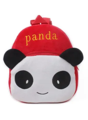 Cute Plush Kids Backpack for School or Kindergarten, Red Panda