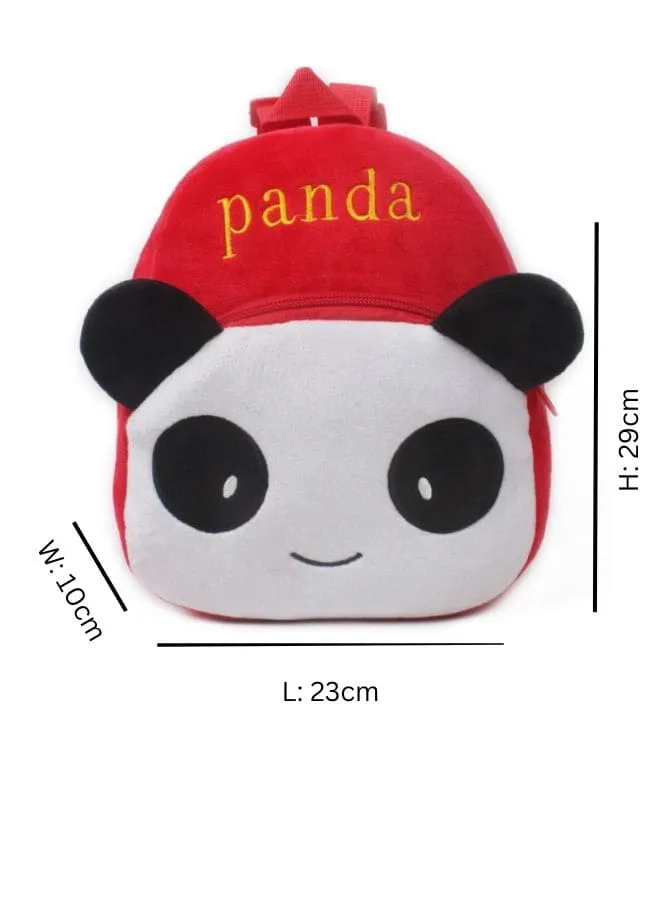 Cute Plush Kids Backpack for School or Kindergarten, Red Panda