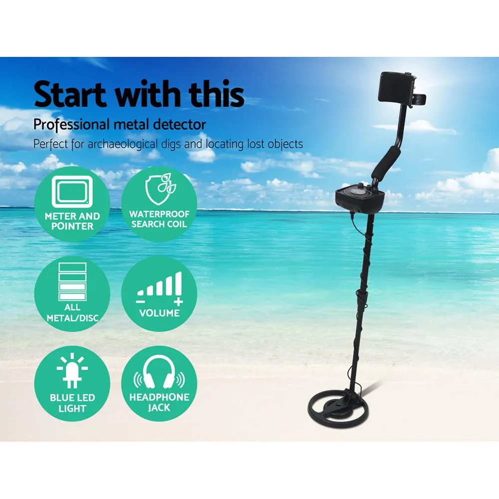 Deep Sensitive Waterproof LED Metal Detector with Headphones