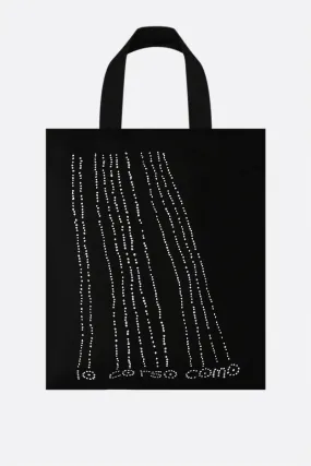 Dots canvas shopping bag