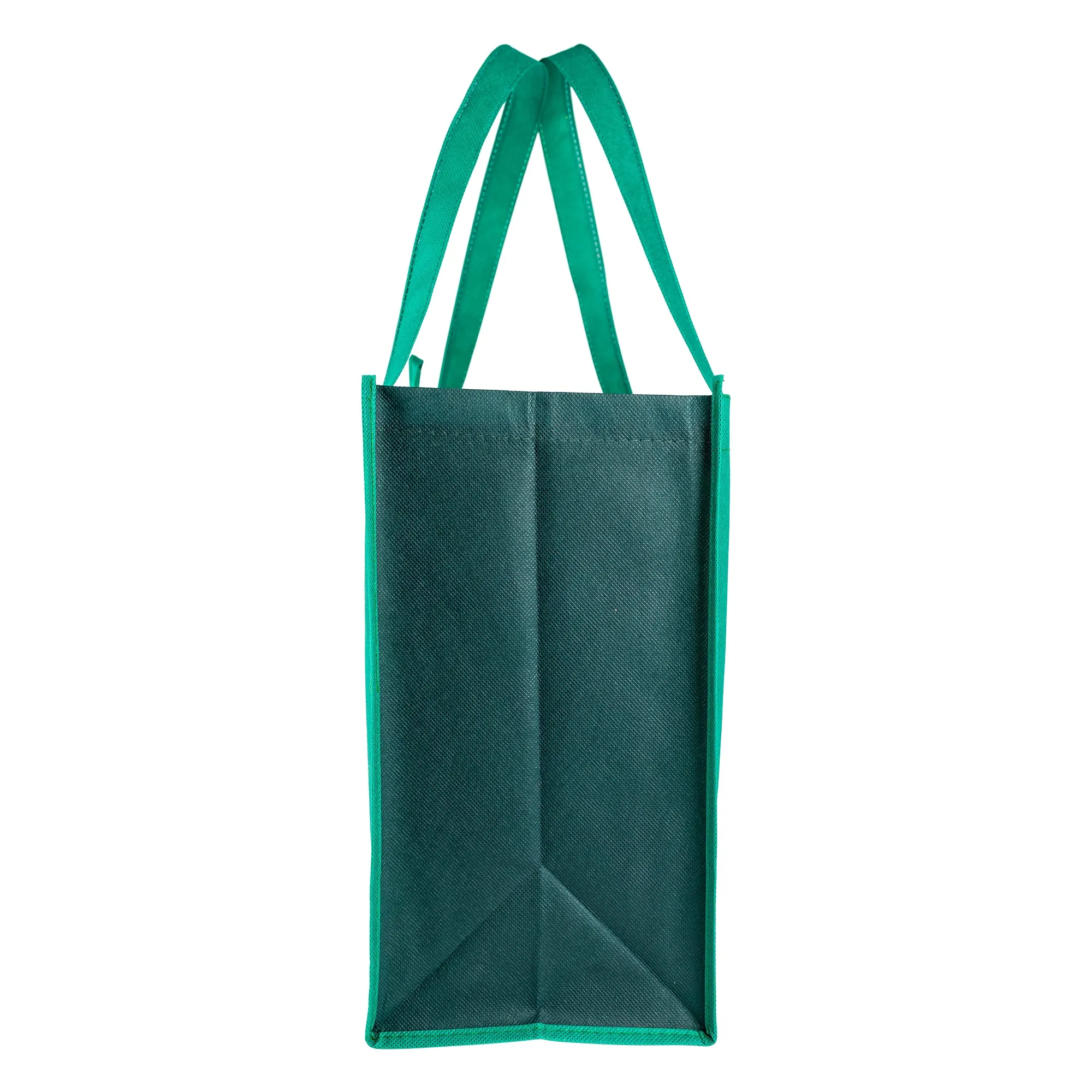 Eco Tote: Christmas-Green/Gold Foil-Merry Christmas