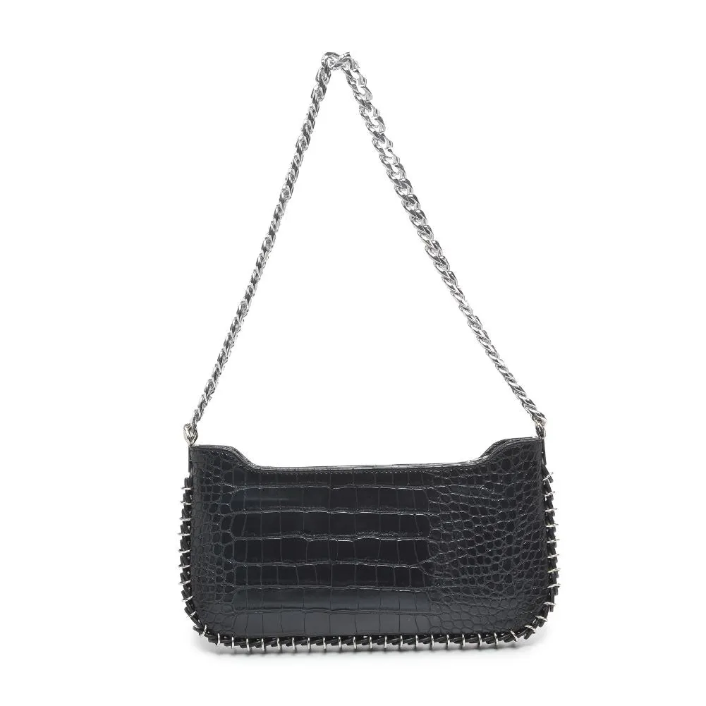 Elsie - Croc Shoulder Bag