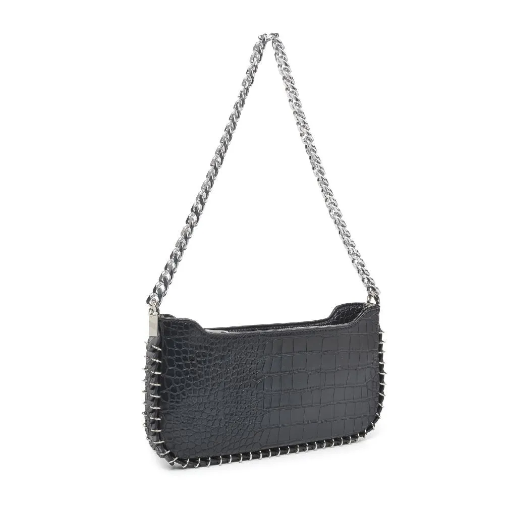 Elsie - Croc Shoulder Bag