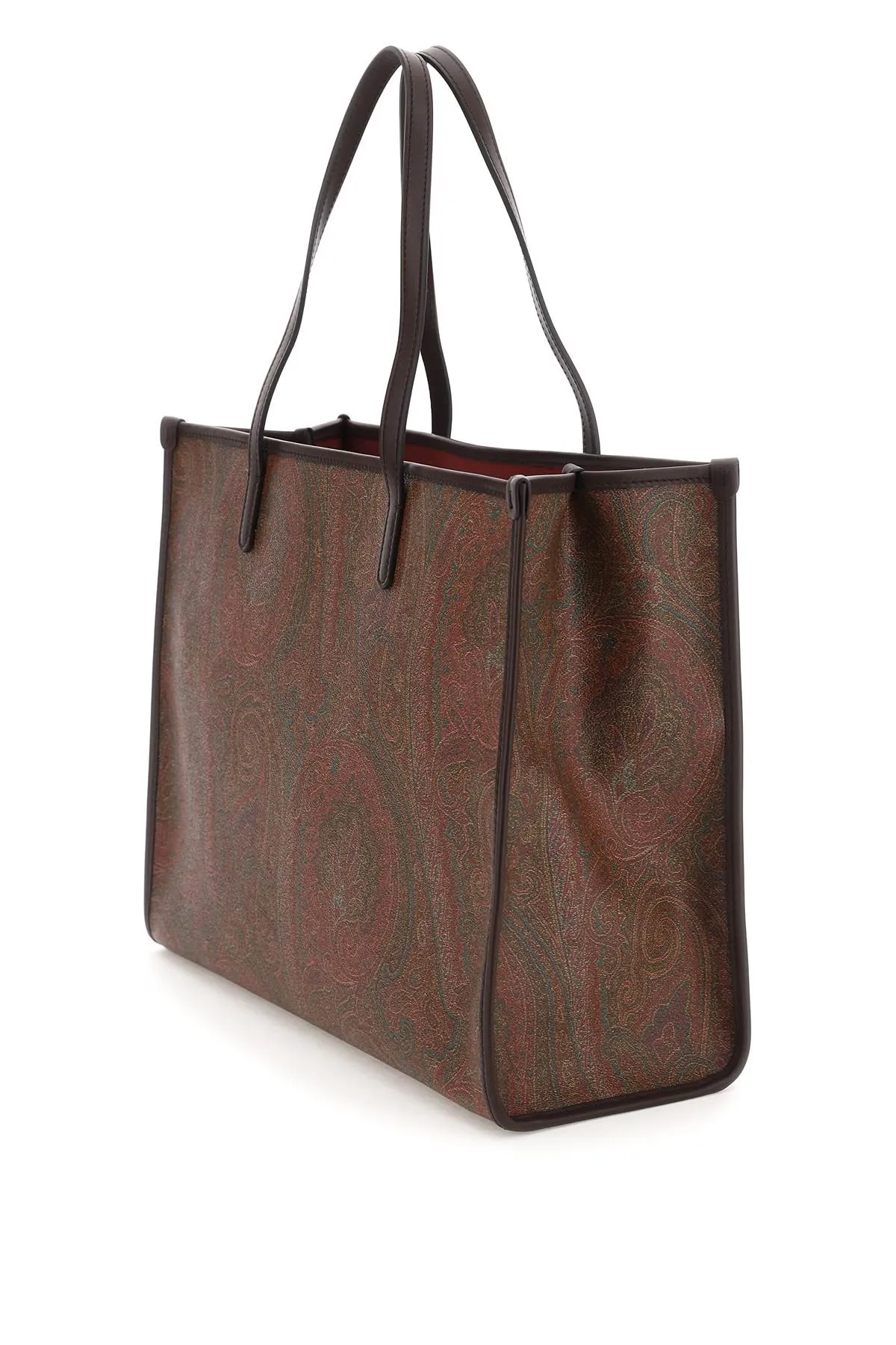 Etro paisley medium shopping bag with studs