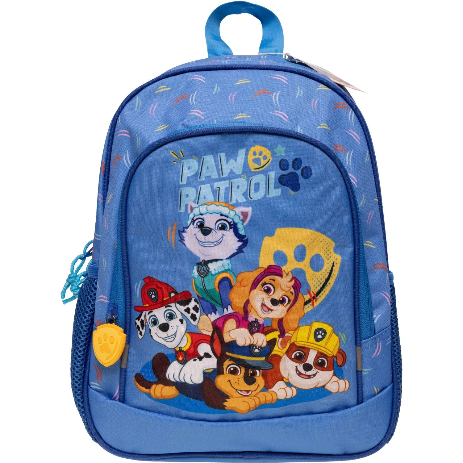 Euromic Paw Patrol Junior Backpack med 2 front lommer And 2 mesh side lommer