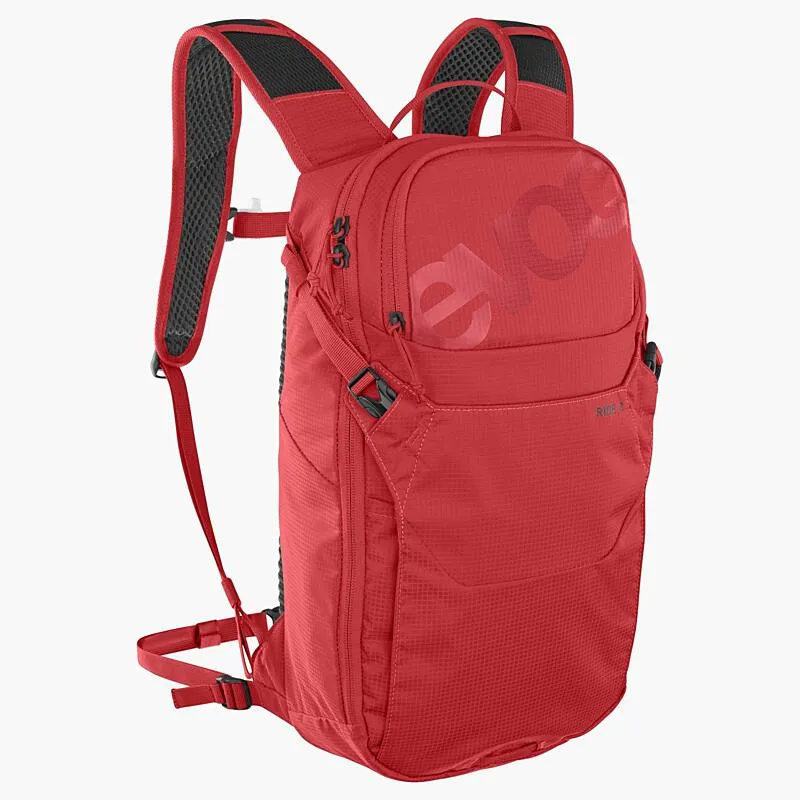 EVOC Ride 8L Hydration Bag - Compact Hydration Backpack with Dual Access and Helmet Storage