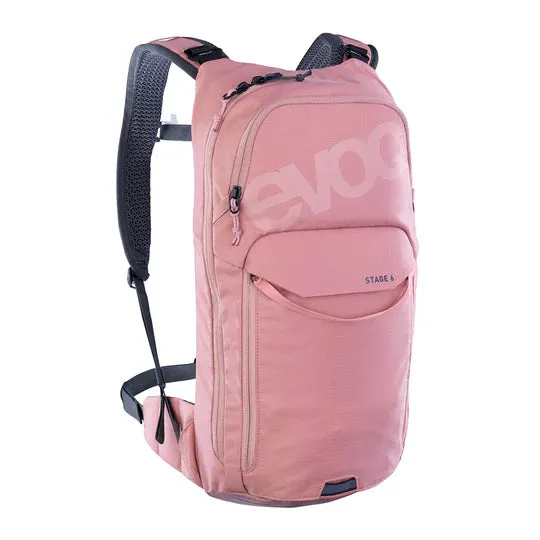 EVOC Stage 6 Hydration Bag w/ 2L Bladder - Minimalist Mountain Biking Backpack with Hydration System