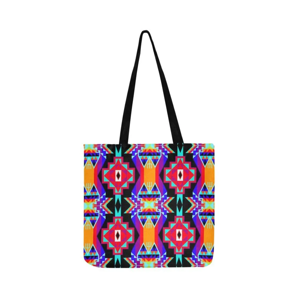 Fancy Bustle Reusable Shopping Bag (Two sides)