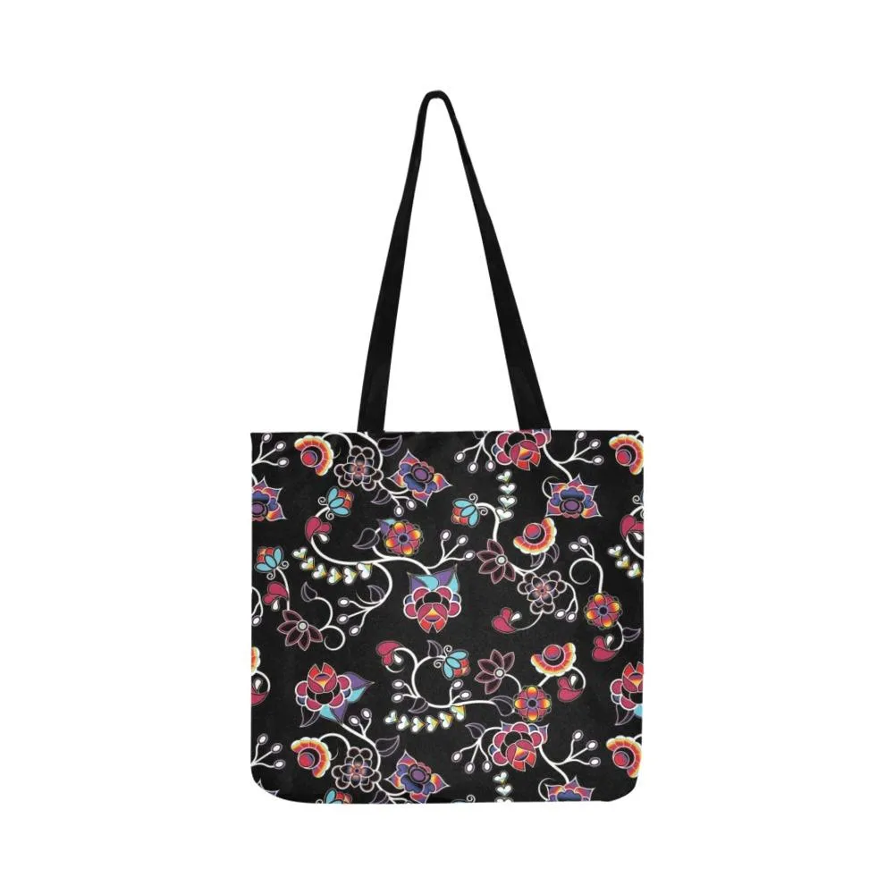 Floral Danseur Reusable Shopping Bag (Two sides)