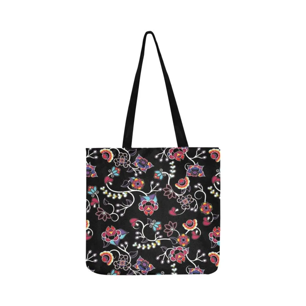 Floral Danseur Reusable Shopping Bag (Two sides)